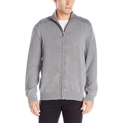 黑五来了！Calvin Klein Jeans男式全开拉链针织外套