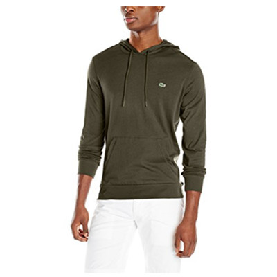 黑五来了！Lacoste 法国鳄鱼 男士纯棉卫衣