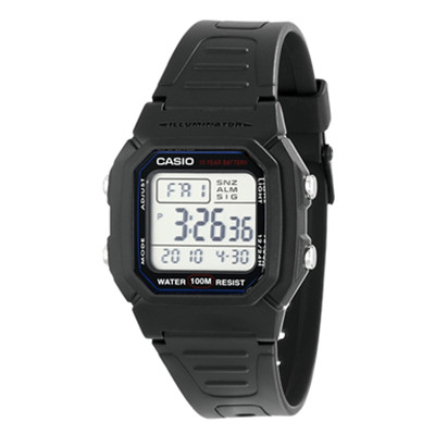 中亚海外购！卡西欧 DIGITAL系列十年电池运动电子表