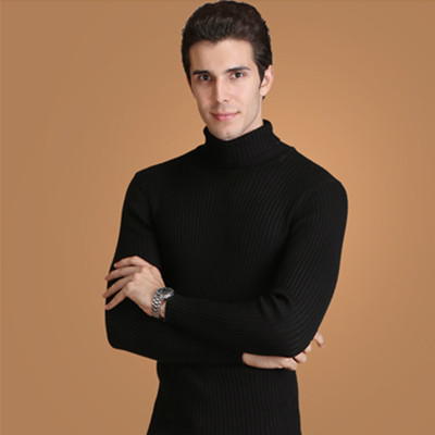 休闲百搭！恒源祥毛衣男高领针织衫16150895