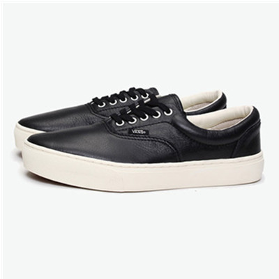 时尚经典！VANS Era 黑色牛皮休闲板鞋VN0A2XRSL3A