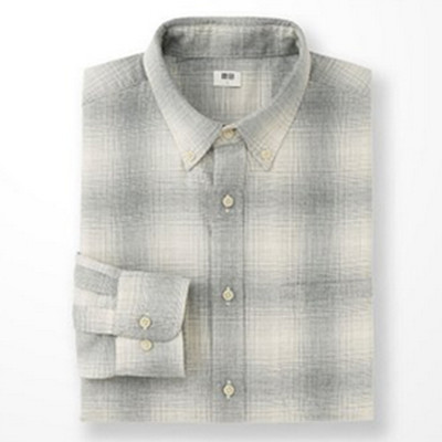 经典格纹！UNIQLO优衣库法兰绒格子衬衫180823