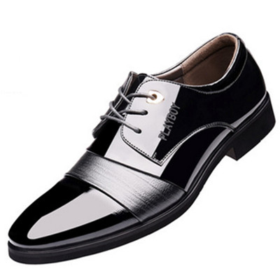 商务休闲！花花公子正装皮鞋6CW050011D