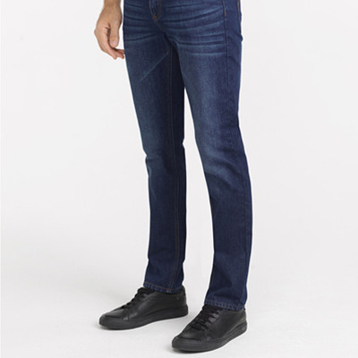 休闲实用！佐丹奴中腰丹宁男士牛仔裤01116076