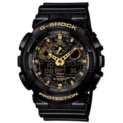 国行好价！Casio卡西欧G-shock GA-100CF-1A9男士手表