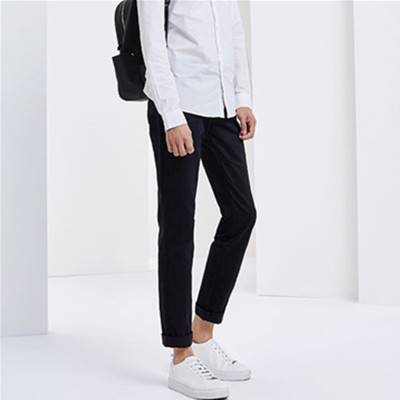 简约休闲！gxg.jeans修身青年直筒休闲长裤#64902008