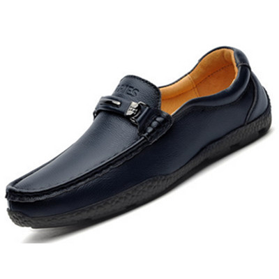 经典鞋型！TRiES才子英伦真皮套脚豆豆鞋G23C1197