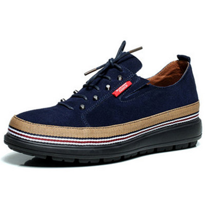 英伦潮流！Plover真皮男士休闲鞋a02135