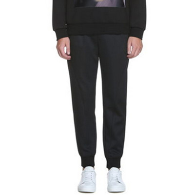 简约帅气！TRENDIANO纯色徽章束脚九分裤休闲裤3154060140