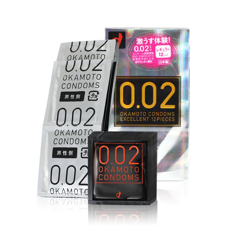 0.02mm！冈本 0.02超薄避孕套 EX12P 12只装*2