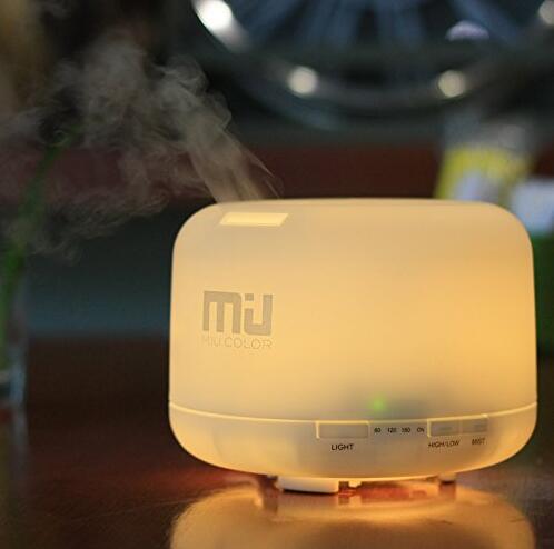 圣诞礼物！米悠本色 大容量超声波香薰加湿器 500ml