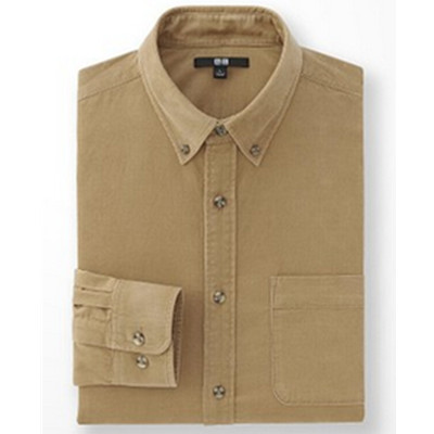 直降！UNIQLO优衣库男装灯芯绒衬衫185026