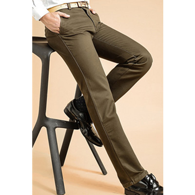 秋冬保暖！花花公子加绒加厚休闲裤09029013-1