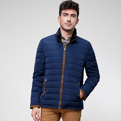 温暖时尚！鸭鸭秋冬新款立领羽绒服A-3485