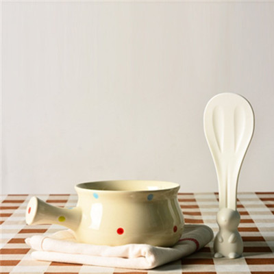 乐享生活！至臻雅苑 萌兔站立式 厨房盛饭勺 不粘饭