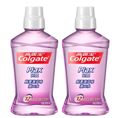 超值秒杀！Colgate 高露洁 漱口水 鲜果薄荷500ml*2