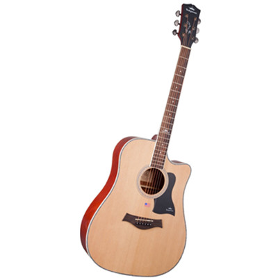 入门优选！卡马D1CP原木色41寸民谣吉他