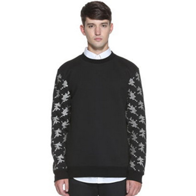 利落百搭！TRENDIANO千鸟格套头长袖卫衣外套3154040420