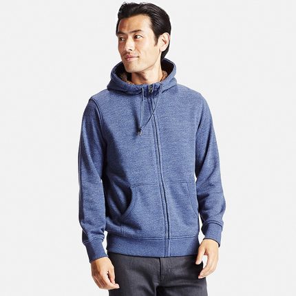 多色可选！优衣库仿羊羔绒运动拉链连帽茄克172351