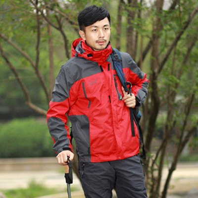 轻便保暖！花花公子秋冬新款户外三合一冲锋衣85033