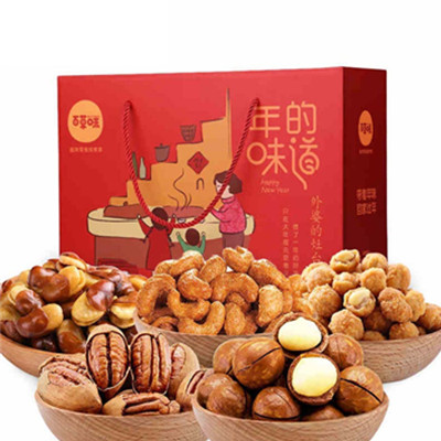 Z秒杀！百草味 坚果零食大礼包 (外婆的灶台1358g)