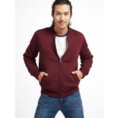 双12预告！Gap纯色棒球领加厚羊羔绒内里外套353003