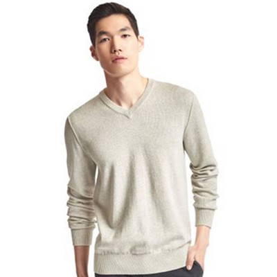 双12预告！Gap百搭混色V领针织衫325301-1