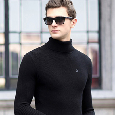 加厚款式！花花公子弹力长袖针织衫HHGZ1711