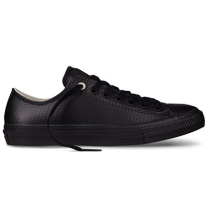 冬季特惠！CONVERSE匡威All Star II纯色牛皮革板鞋153556C