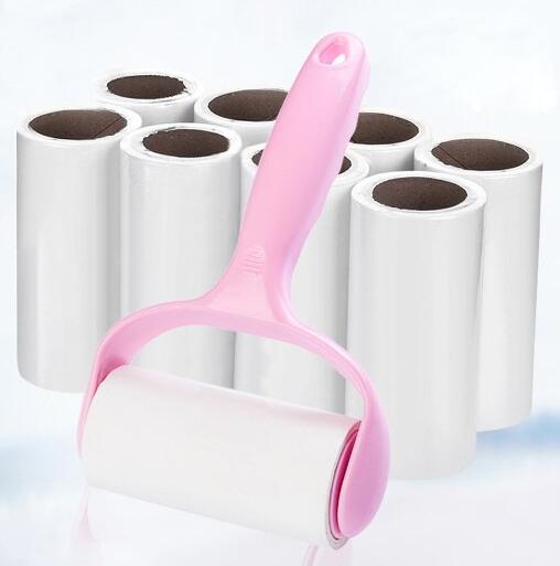 好撕方便！爱笑喜庆 滚子粘毛器撕纸滚刷衣服粘毛器