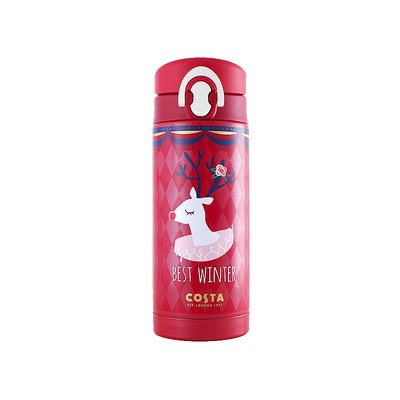 双十二立减50！COSTA x THERMOS 跨界合作圣诞款保温杯
