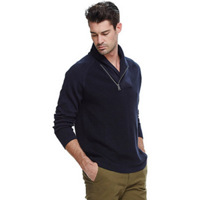 双12预告！NAUTICA诺帝卡男装青果领套头针织衫S53926