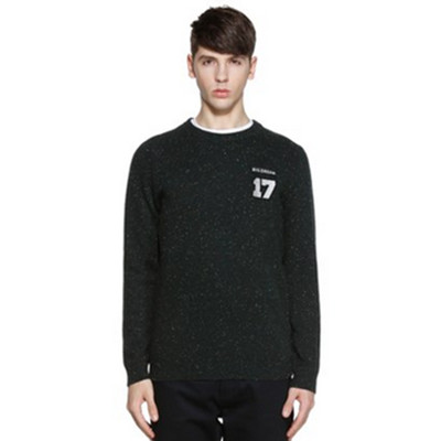 双12预告！TRENDIANO字母数字圆领套头毛衣3HC103424E