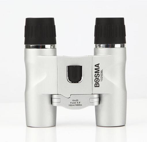 演唱会必备！博冠 双筒迷你型袖珍望远镜10X25 白色