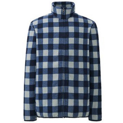 双12预告！UNIQLO优衣库印花摇粒绒拉链茄克(长袖)186271