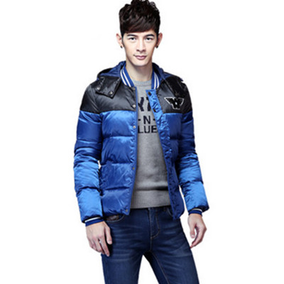 双12预告！真维斯动感活力时尚可拆帽保暖修身羽绒服55-123111