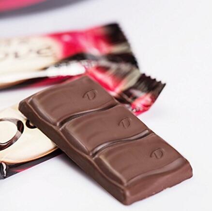 香浓奶味！德芙 香浓黑巧克力(碗装)252g*2