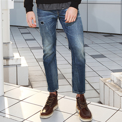 双12预告！Lee复古水洗磨破九分牛仔裤L250651VL4VF