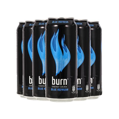 1折抢购！burn 能量型饮料 500毫升/瓶 6瓶装
