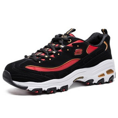 双12预告！Skechers斯凯奇D'lites黑红明星熊猫鞋66666005
