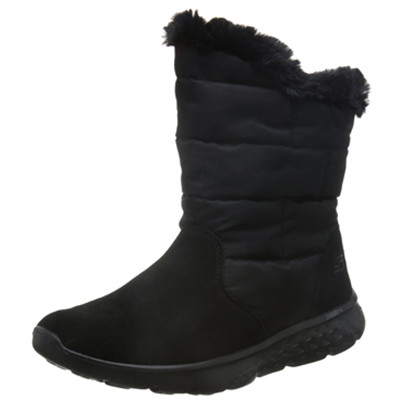 时尚百搭！斯凯奇ON-THE-GO系列女时尚轻质毛里短靴6666011