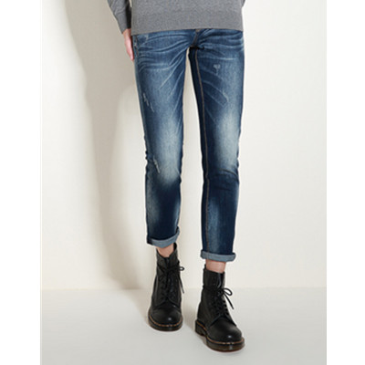 双12预告！马克华菲水洗猫须修身小脚牛仔裤716321017400