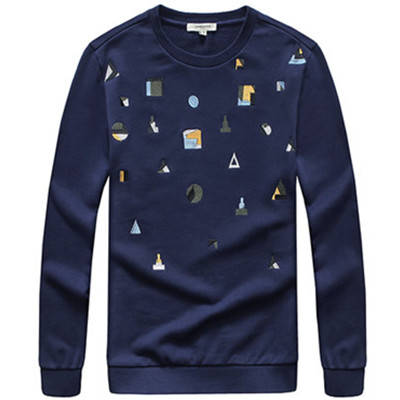 潮流版型！马克华菲套头长袖T恤7161267o13