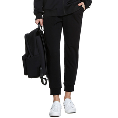 经典潮品！TRENDIANO棉质纯色九分裤休闲裤3HC106426E