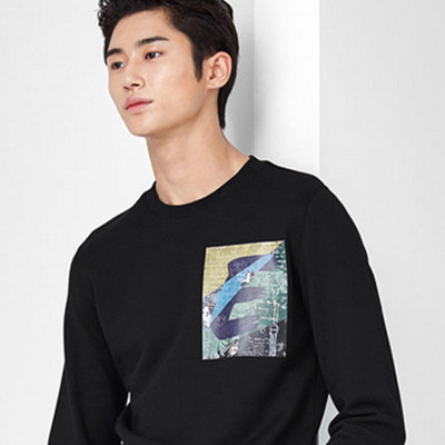 双12好价！GXG色休闲圆领套头卫衣#63831004