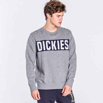 价格不错！Dickies全棉抓绒字母印花男上衣164M30EC16