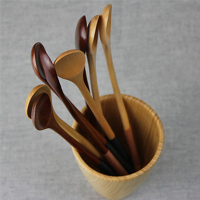 乐享生活！Homestia 木质咖啡勺套装 搅拌勺 20cm
