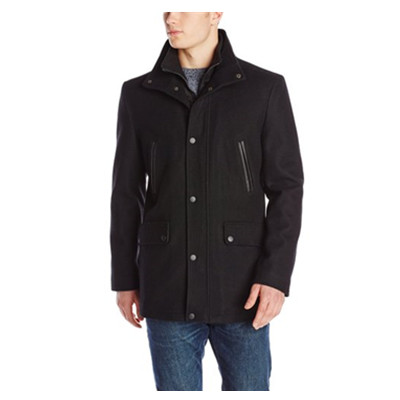 沉稳大方！Kenneth Cole 男士羊毛混纺大衣