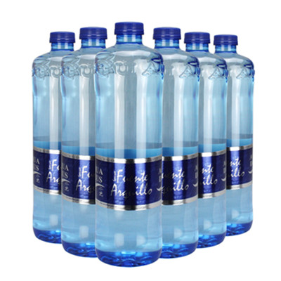 纯正洁净！巴罗曼山泉饮用天然水1L*6瓶装 西班牙进口