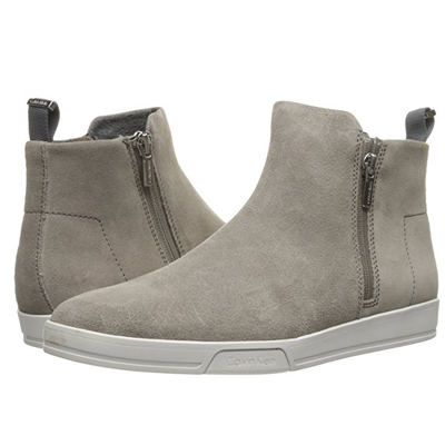 百搭有型！Calvin Klein Barkley Suede 男子休闲短靴